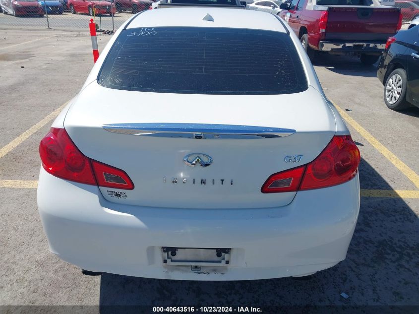 2013 Infiniti G37 Journey VIN: JN1CV6AP5DM723700 Lot: 40643516