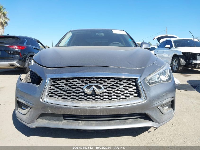 2021 Infiniti Q50 Luxe VIN: JN1EV7BP6MM705848 Lot: 40643542