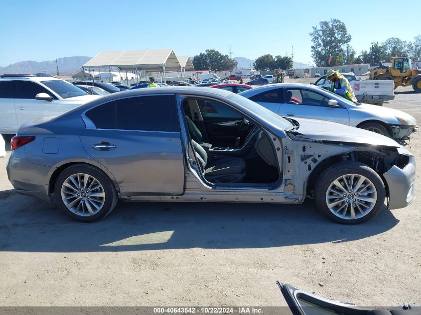 2021 Infiniti Q50 Luxe VIN: JN1EV7BP6MM705848 Lot: 40643542