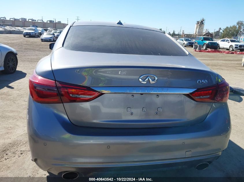 2021 Infiniti Q50 Luxe VIN: JN1EV7BP6MM705848 Lot: 40643542