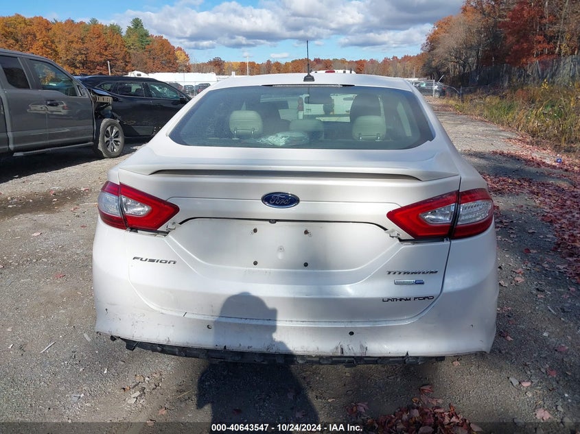 2016 FORD FUSION VIN: 3FA6P0D97GR120800