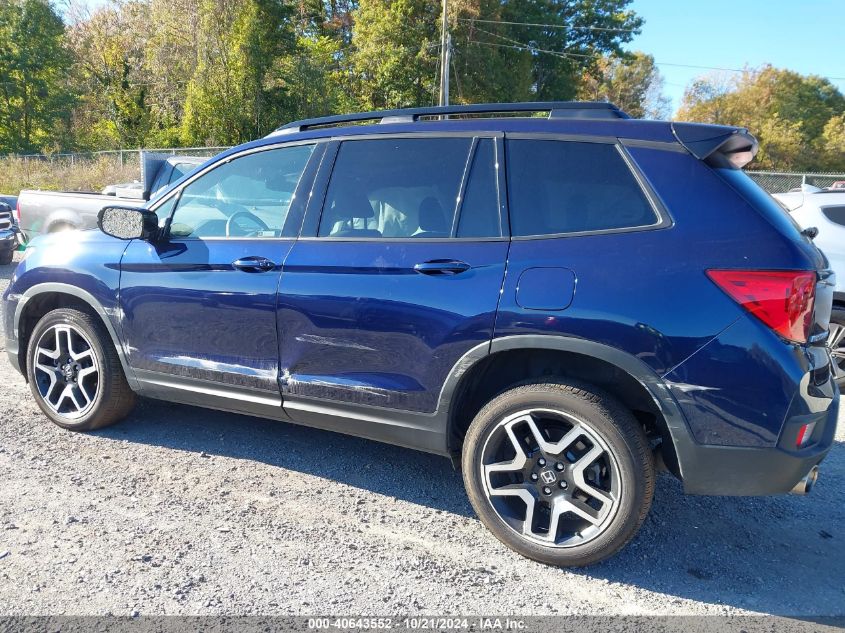 2023 Honda Passport Awd Elite VIN: 5FNYF8H09PB036978 Lot: 40643552