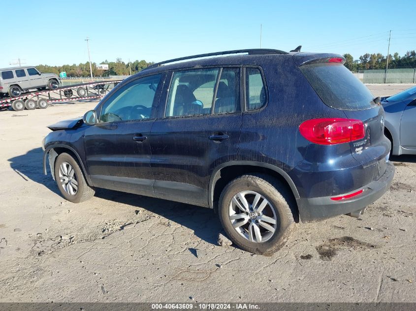 2015 Volkswagen Tiguan S VIN: WVGBV7AXXFW589185 Lot: 40643609