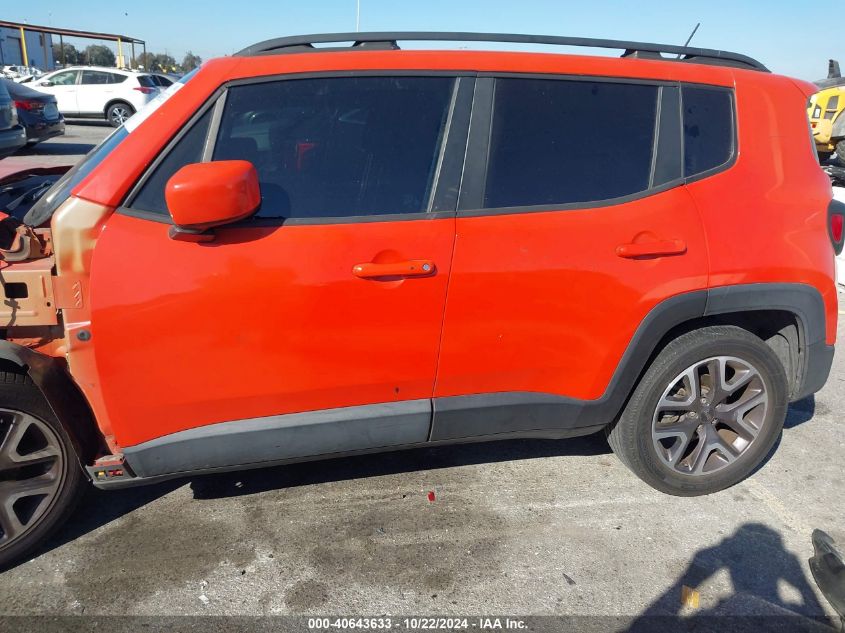 2015 Jeep Renegade Latitude VIN: ZACCJABT3FPC08724 Lot: 40643633