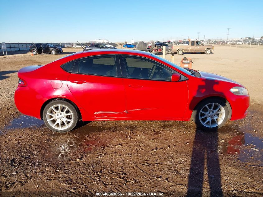 2013 Dodge Dart Sxt VIN: 1C3CDFBA2DD210354 Lot: 40643656