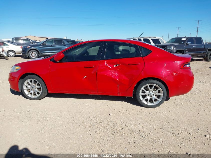 2013 Dodge Dart Sxt VIN: 1C3CDFBA2DD210354 Lot: 40643656