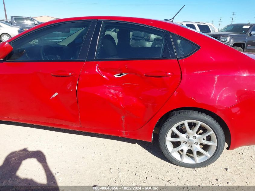 2013 Dodge Dart Sxt VIN: 1C3CDFBA2DD210354 Lot: 40643656