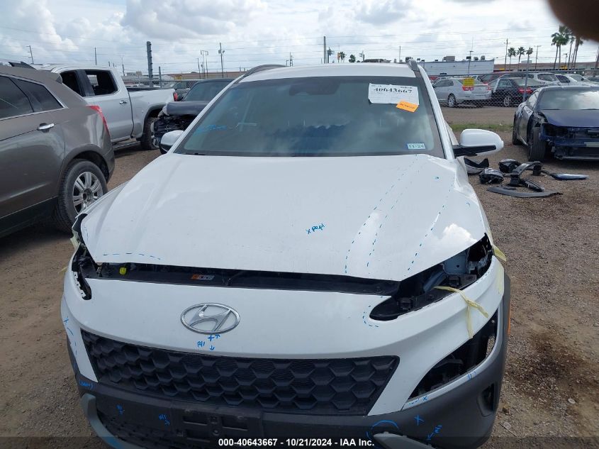 2023 Hyundai Kona Sel VIN: KM8K62AB3PU968739 Lot: 40643667