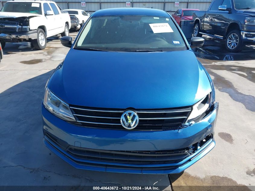 2016 Volkswagen Jetta 1.4T S VIN: 3VW267AJ5GM333970 Lot: 40643672