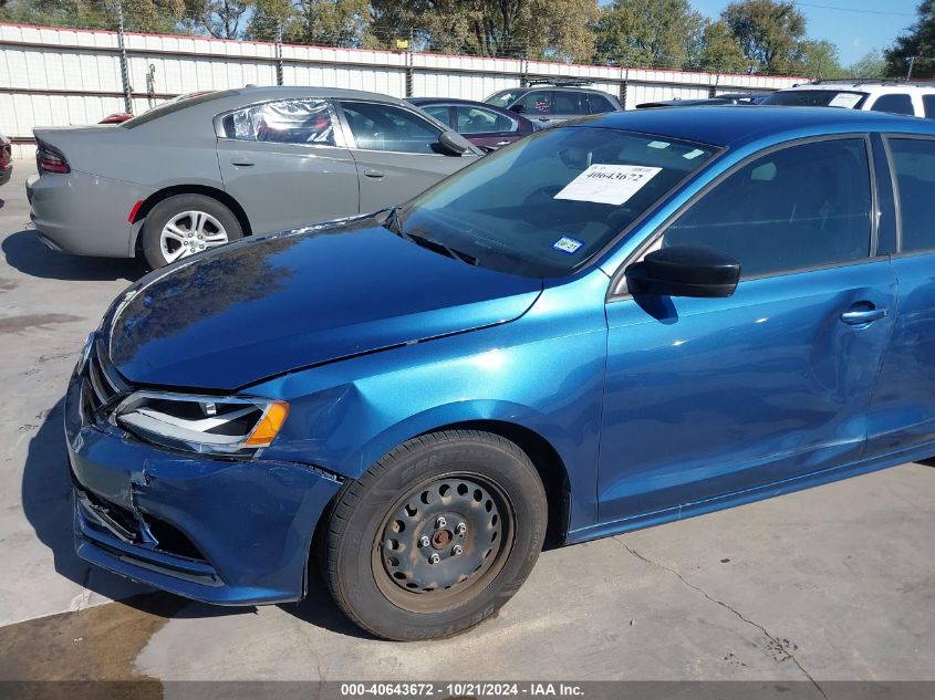 2016 Volkswagen Jetta 1.4T S VIN: 3VW267AJ5GM333970 Lot: 40643672