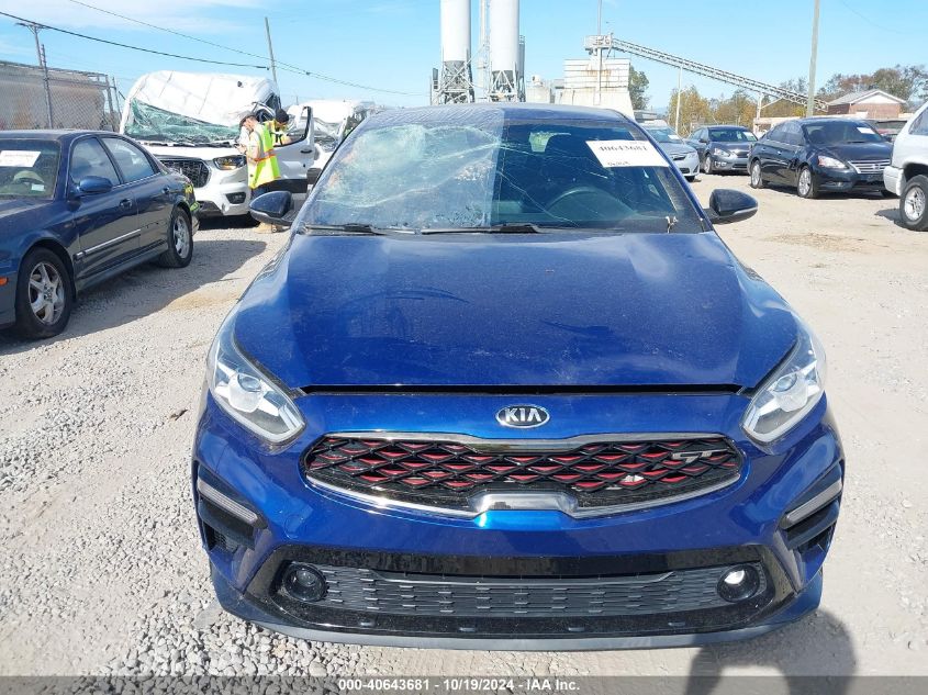 2020 Kia Forte Gt VIN: 3KPF44AC2LE217611 Lot: 40643681