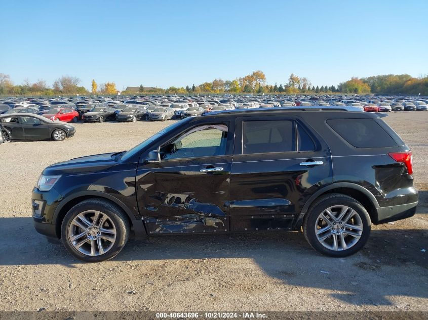 2016 Ford Explorer Limited VIN: 1FM5K8F89GGD23584 Lot: 40643696