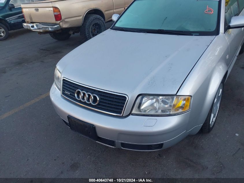 2001 Audi A6 4.2 Quattro VIN: WAUZL54BX1N151839 Lot: 40643748