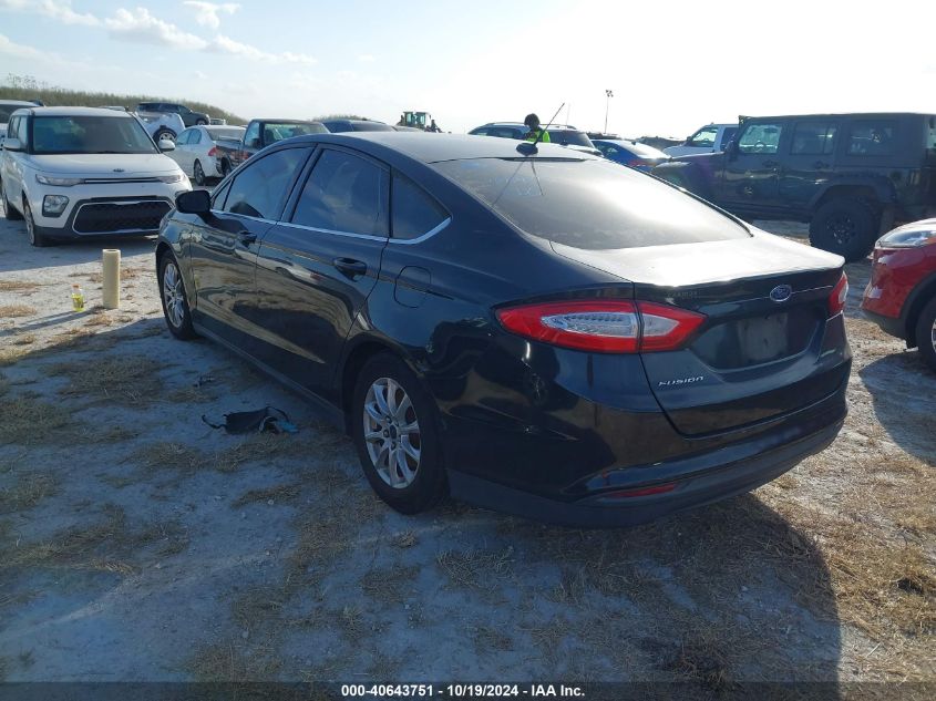 VIN 3FA6P0G78FR134794 2015 Ford Fusion, S no.3