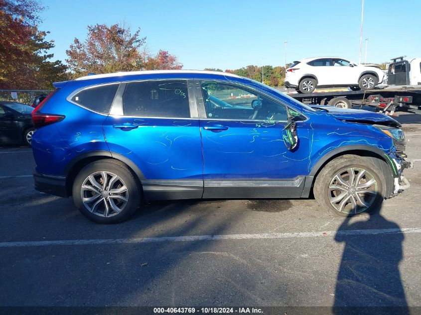 2021 Honda Cr-V Awd Touring VIN: 7FARW2H96ME001802 Lot: 40643769