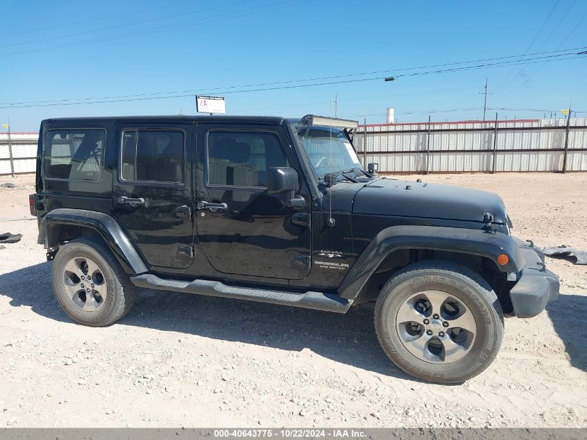 2017 Jeep Wrangler Unlimited Sahara 4X4 VIN: 1C4BJWEG9HL669182 Lot: 40643775