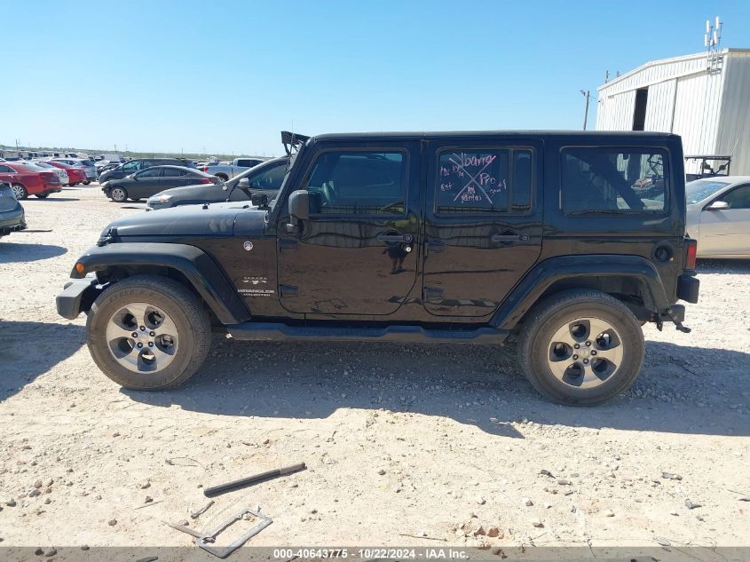 2017 Jeep Wrangler Unlimited Sahara 4X4 VIN: 1C4BJWEG9HL669182 Lot: 40643775