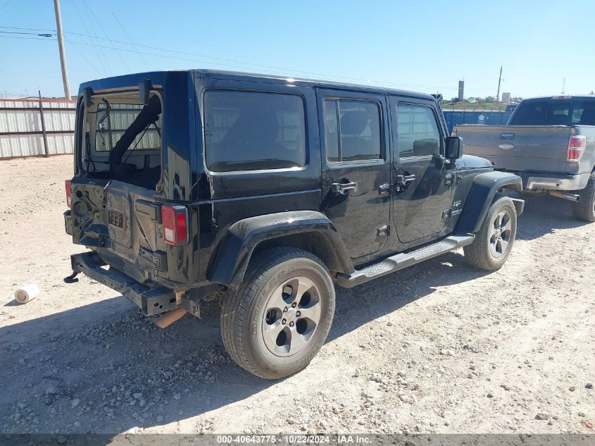 2017 Jeep Wrangler Unlimited Sahara 4X4 VIN: 1C4BJWEG9HL669182 Lot: 40643775