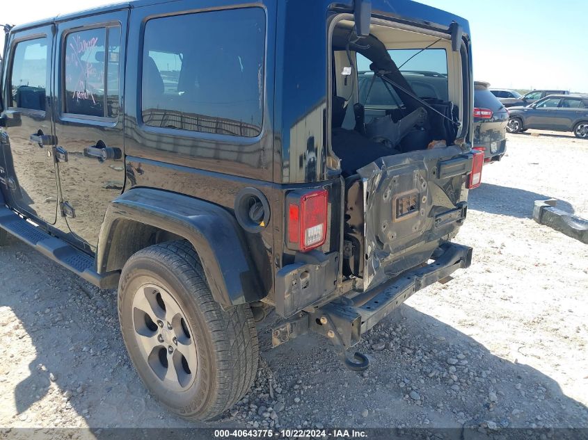 2017 Jeep Wrangler Unlimited Sahara 4X4 VIN: 1C4BJWEG9HL669182 Lot: 40643775