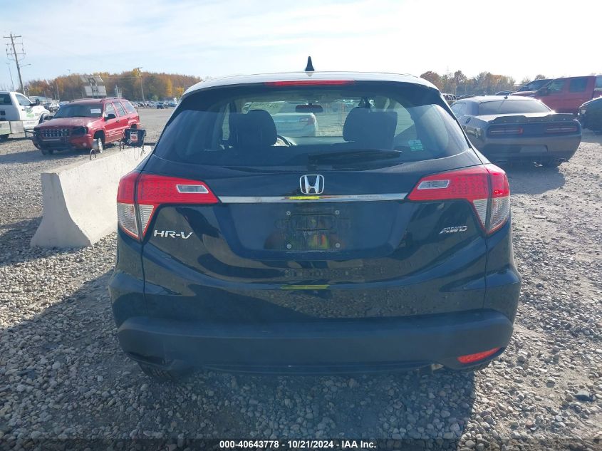 2022 Honda Hr-V Awd Lx VIN: 3CZRU6H34NM733485 Lot: 40643778