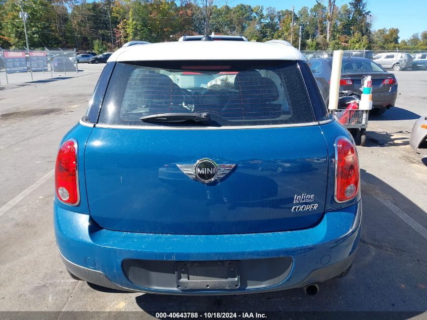 2011 Mini Cooper Countryman VIN: WMWZB3C51BWM29400 Lot: 40643788