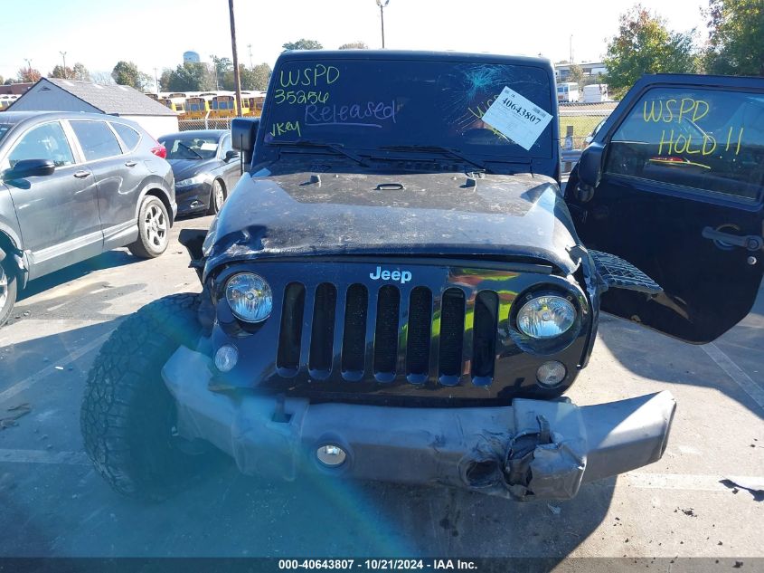 2017 Jeep Wrangler Unlimited Sport 4X4 VIN: 1C4BJWDG6HL540690 Lot: 40643807