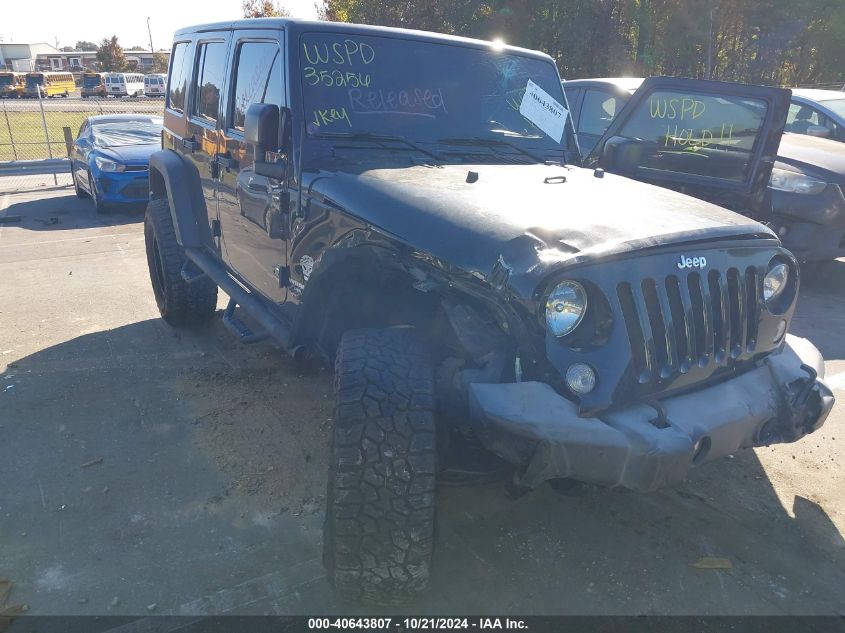 2017 Jeep Wrangler Unlimited Sport 4X4 VIN: 1C4BJWDG6HL540690 Lot: 40643807