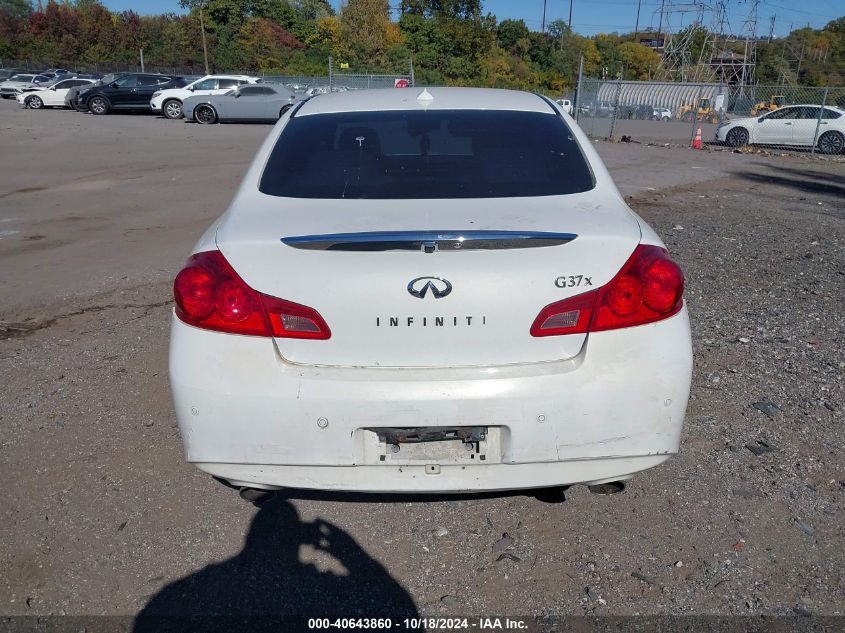 2011 Infiniti G37X VIN: JN1CV6AR4BM412774 Lot: 40643860