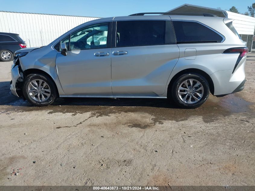 2024 Toyota Sienna Xle VIN: 5TDJRKEC4RS182207 Lot: 40643873