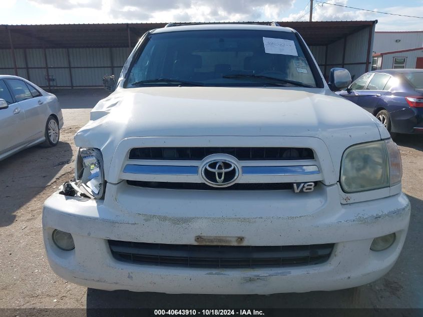 2007 Toyota Sequoia Limited V8 VIN: 5TDZT38AX7S285987 Lot: 40643910