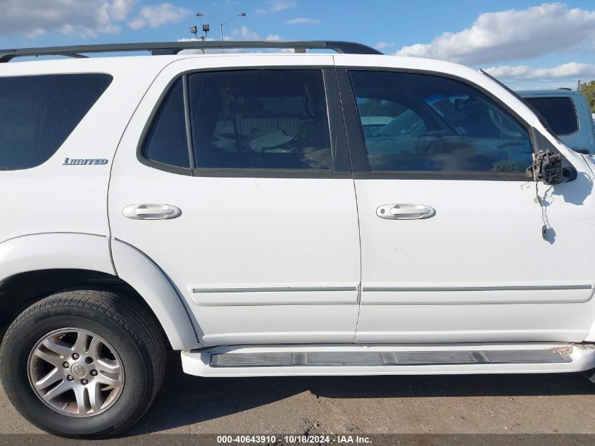 2007 Toyota Sequoia Limited V8 VIN: 5TDZT38AX7S285987 Lot: 40643910