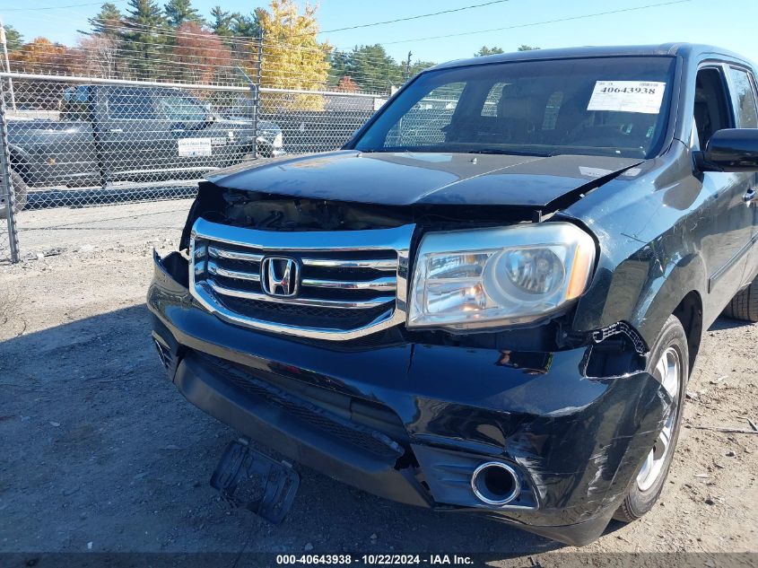 2012 Honda Pilot Ex-L VIN: 5FNYF4H50CB068636 Lot: 40643938