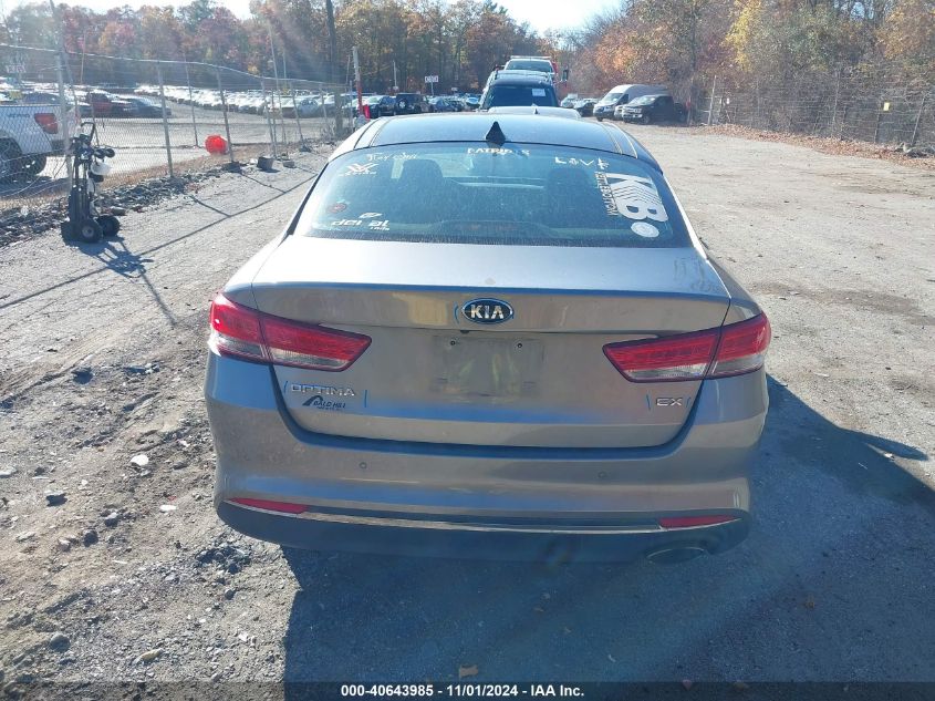 2016 KIA OPTIMA EX - 5XXGU4L34GG084400