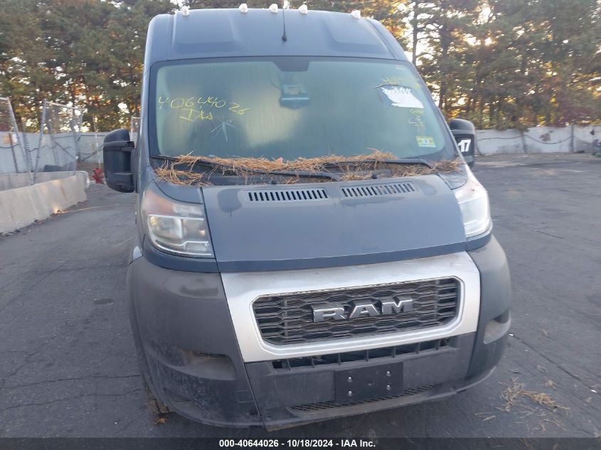 2020 Ram Promaster 3500 Cargo Van High Roof 159 Wb Ext VIN: 3C6URVJG9LE140647 Lot: 40644026