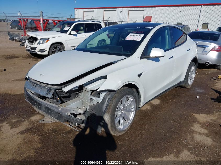 2020 Tesla Model Y Long Range Dual Motor All-Wheel Drive/Performance Dual Motor All-Wheel Drive VIN: 5YJYGDEF8LF002572 Lot: 40644030