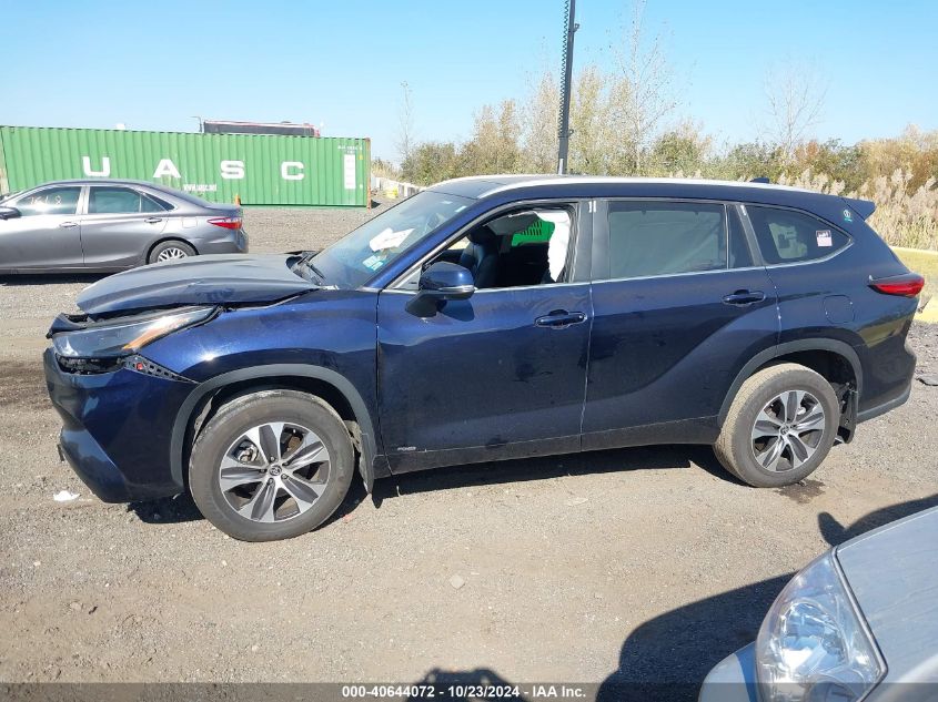 2023 TOYOTA HIGHLANDER HYBRID XLE - 5TDKBRCH9PS578386