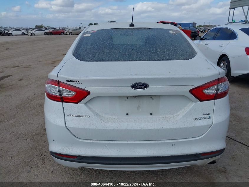 VIN 3FA6P0LU9FR128370 2015 Ford Fusion, Hybrid SE no.16