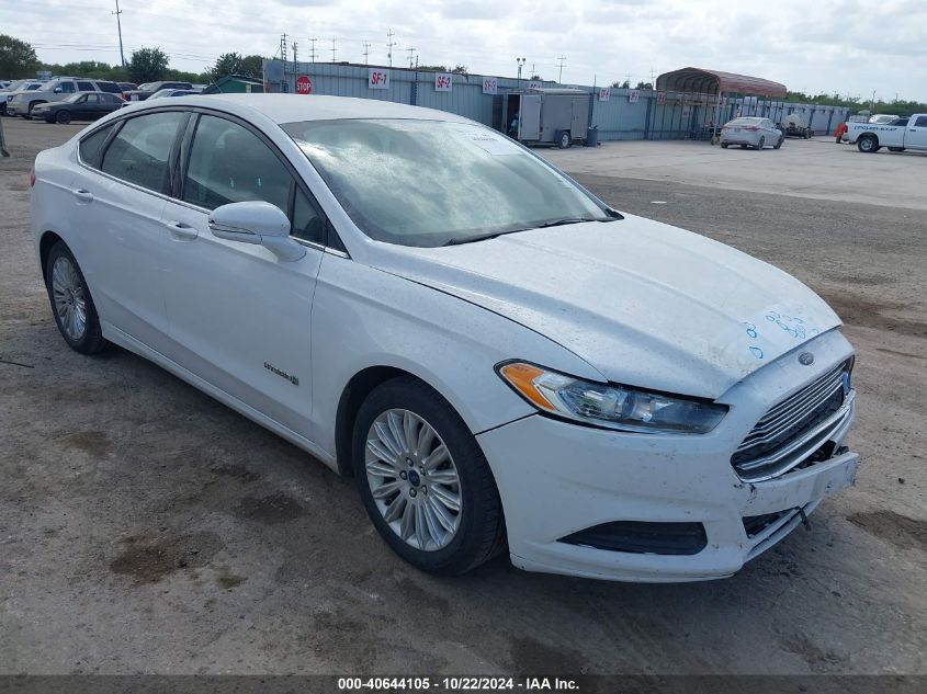 VIN 3FA6P0LU9FR128370 2015 Ford Fusion, Hybrid SE no.1