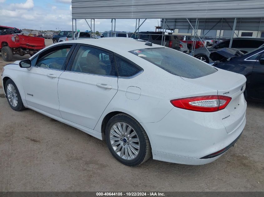 VIN 3FA6P0LU9FR128370 2015 Ford Fusion, Hybrid SE no.3