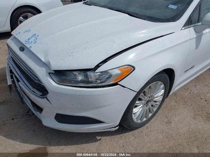 VIN 3FA6P0LU9FR128370 2015 Ford Fusion, Hybrid SE no.6