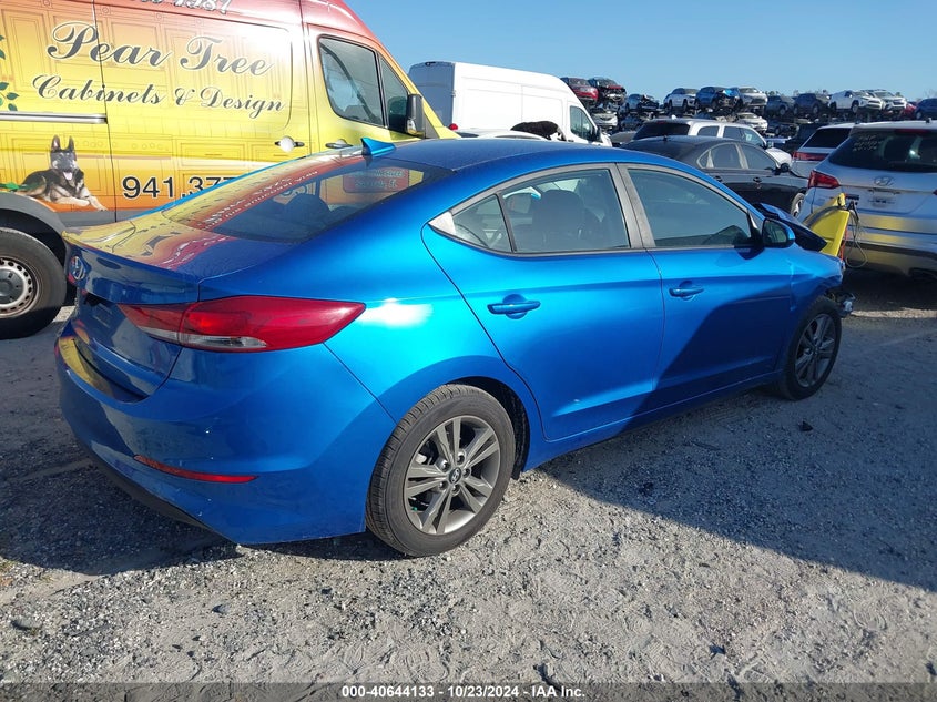 Auction sale of the 2018 HYUNDAI ELANTRA , vin: 5NPD84LF7JH285852, lot number: 40644133