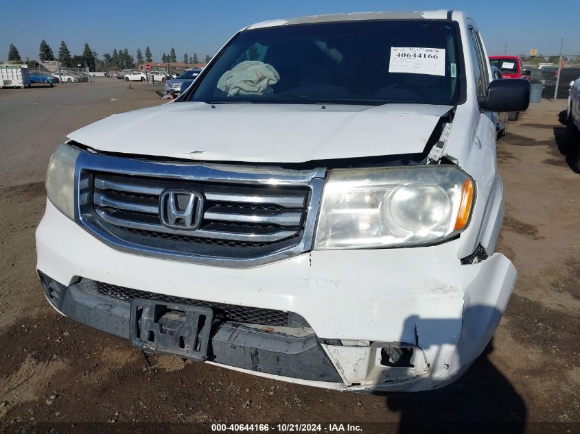 2014 Honda Pilot Lx VIN: 5FNYF4H23EB041830 Lot: 40644166