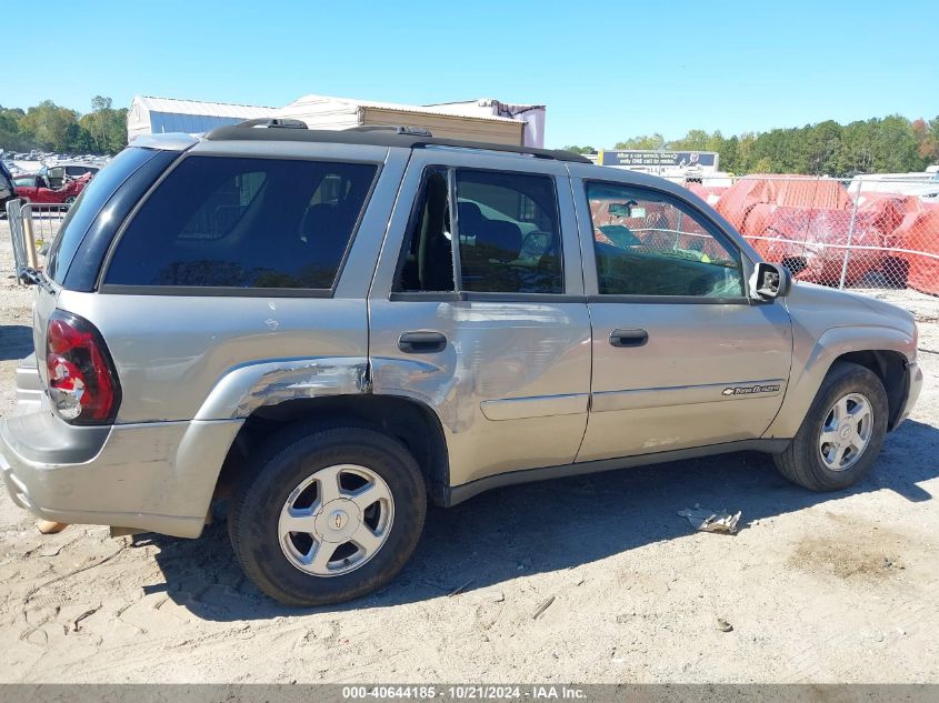 2002 Chevrolet Trailblazer Ls VIN: 1GNDS13S522325269 Lot: 40644185