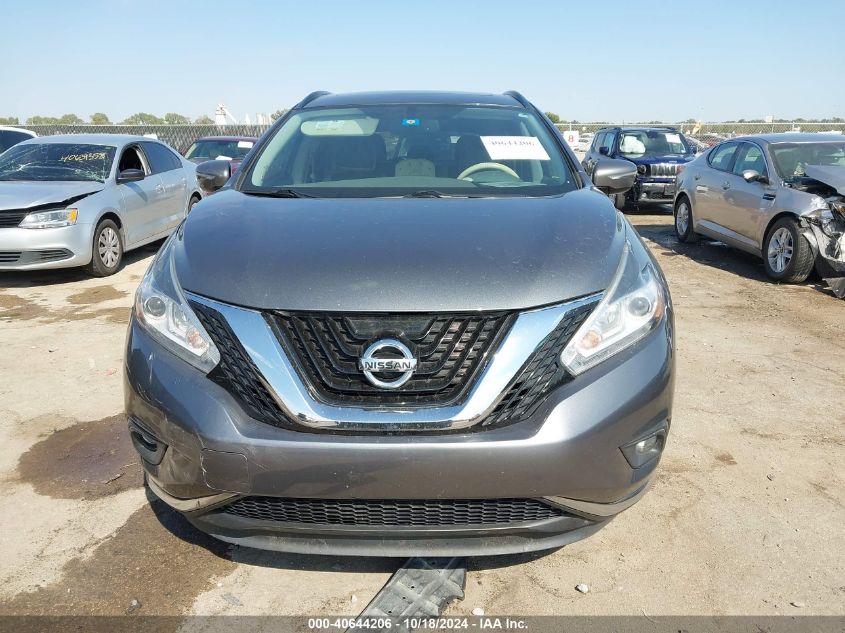 2015 Nissan Murano Sv VIN: 5N1AZ2MG5FN283256 Lot: 40644206