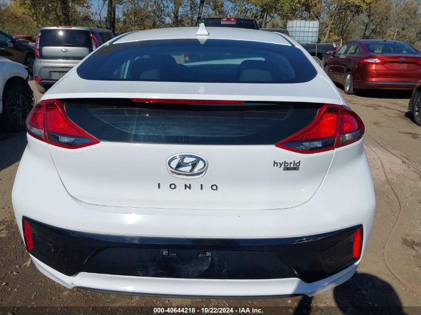 2019 Hyundai Ioniq Hybrid Blue VIN: KMHC65LC6KU178808 Lot: 40644218