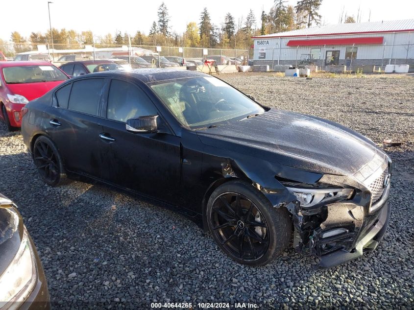 2014 Infiniti Q50 Hybrid Sport VIN: JN1AV7AR8EM701643 Lot: 40644265