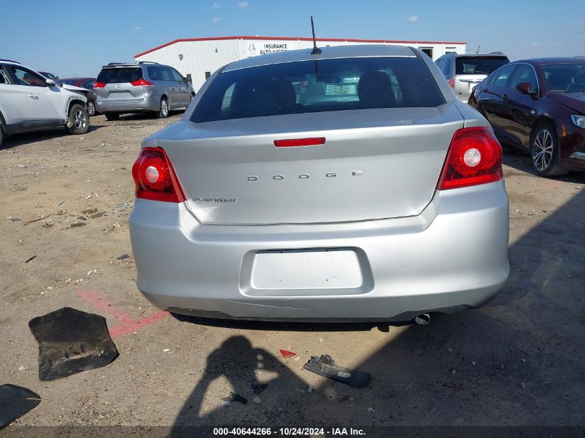 2011 Dodge Avenger Mainstreet VIN: 1B3BD1FB3BN536914 Lot: 40644266