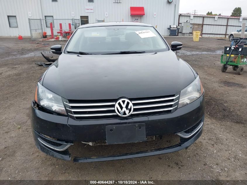 2013 Volkswagen Passat 2.5L Se VIN: 1VWBP7A30DC066894 Lot: 40644267