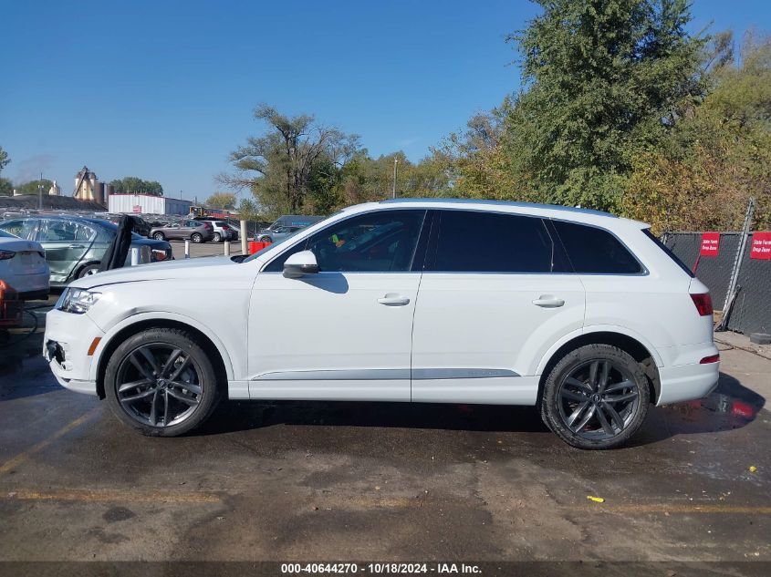 2018 Audi Q7 3.0T Premium VIN: WA1VAAF71JD052545 Lot: 40644270