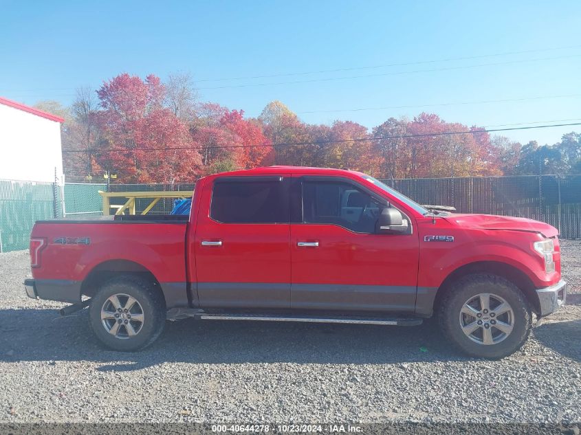 2016 Ford F-150 Xlt VIN: 1FTEW1EF7GKD14282 Lot: 40644278